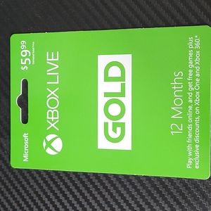 Xbox Live Gold 12 months